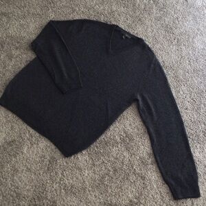 OLD NAVY CHARCOAL CASHMERE SWEATER - SIZE LARGE